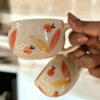 Orange Spiral Mug