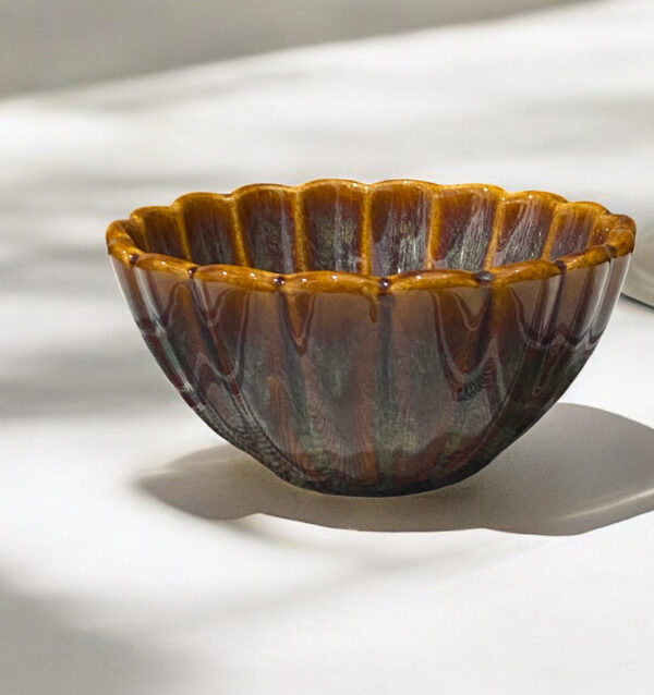 Scalloped Bowl- Brown | Set of 2