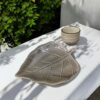 Leaf Platter- Taupe Glaze - Image 2
