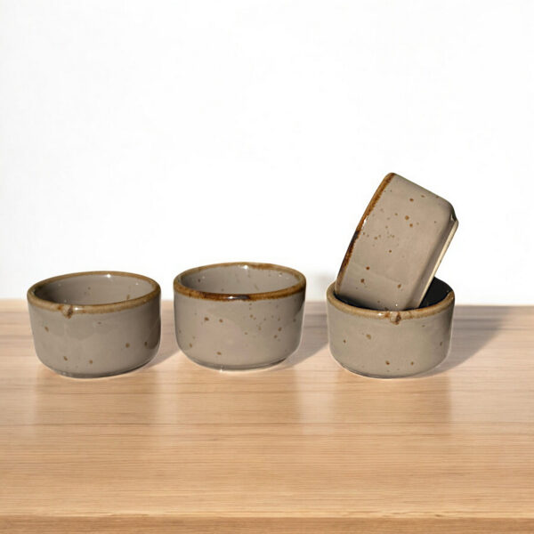 Stone Speck Dip Bowl | Set of 4