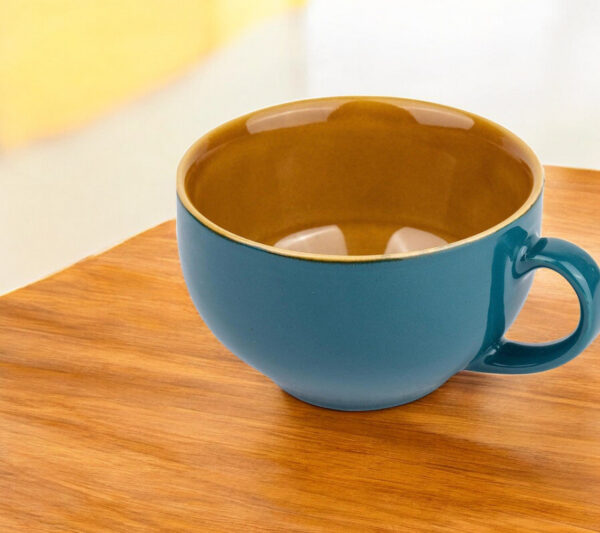 Teal Gold Soup Mug | Set of 2 - Image 2