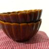 Scalloped Bowl- Brown | Set of 2 - Image 2