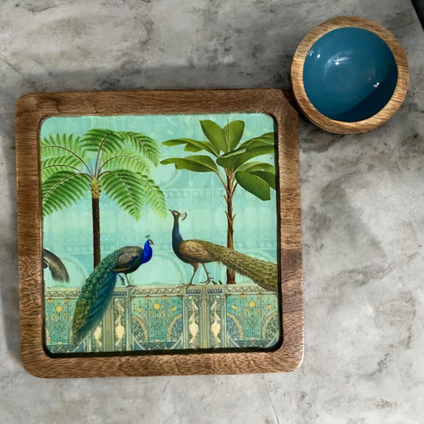 Sabz Khwab Platter & Dip Bowl Set