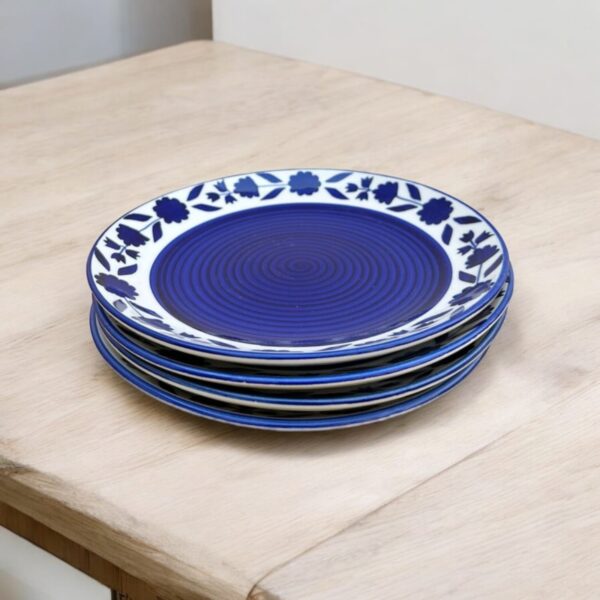 Ethnic Floral Dinner Set- Plate and Bowl - Image 2
