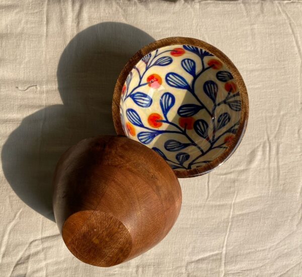 Blue Leaf Bowl