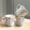 Vintage Floral Print Mug- Set of 6 - Image 2
