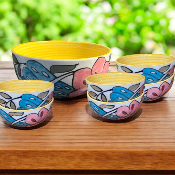 Spring Delight Dessert Bowls Set of 7