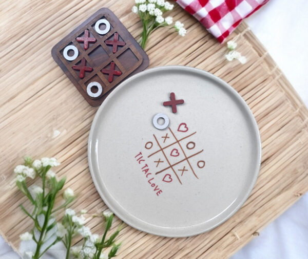 Tic Tac Love Snack Plate - Image 2