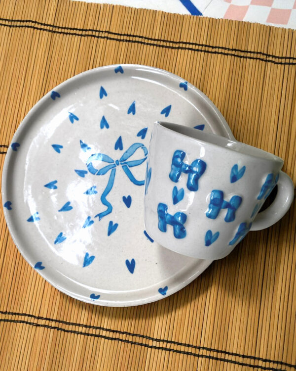 Bowtiful Blue Breakfast Set