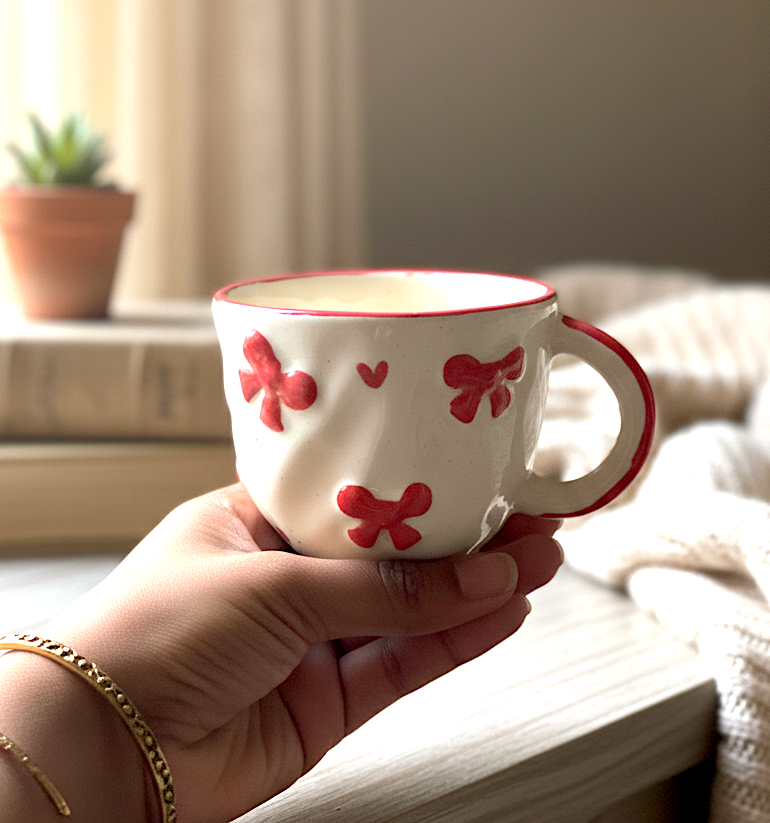 Red Bow Mug - Image 3