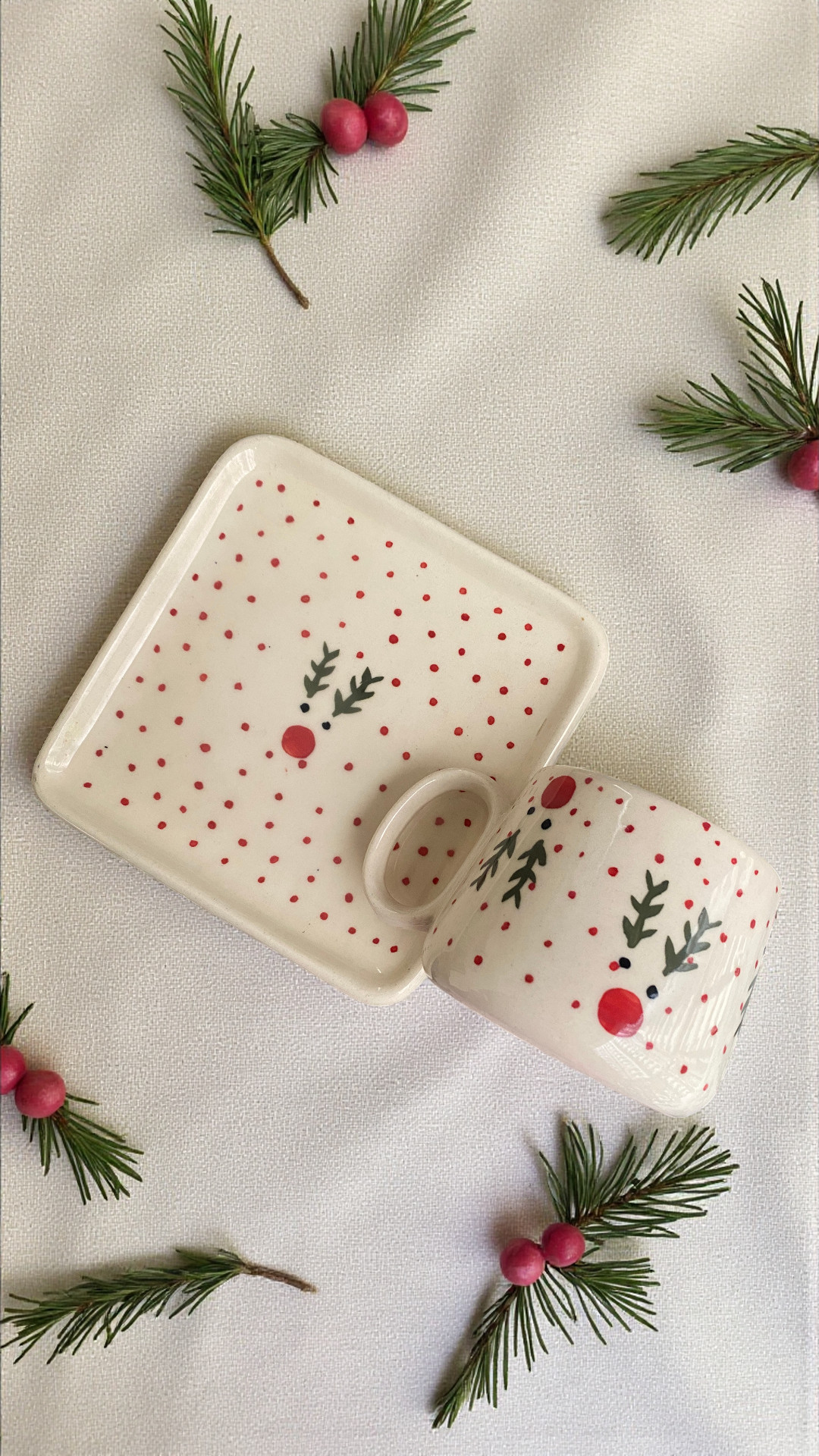 Rudy Dots Mug and Plate Set - Image 3